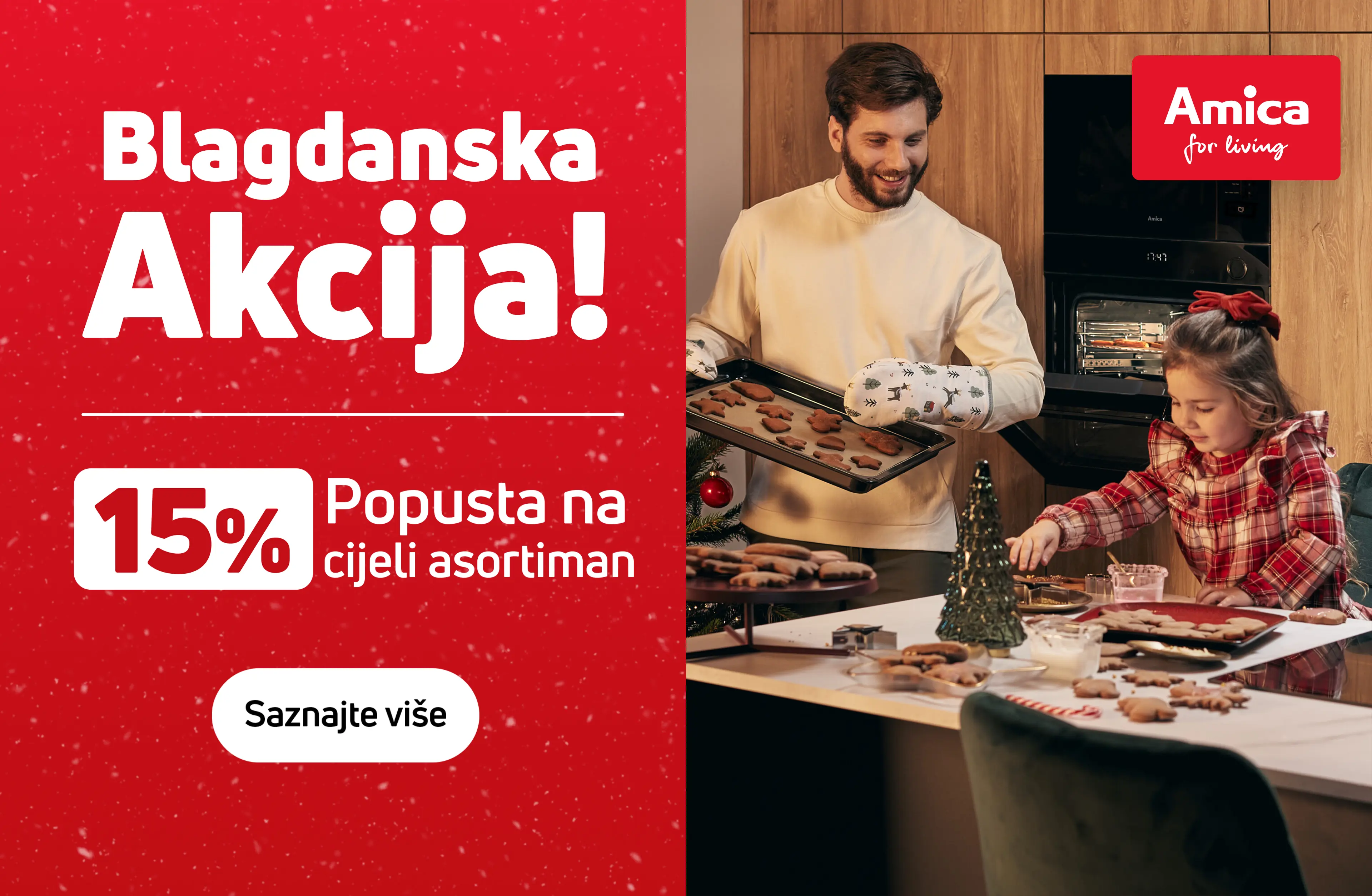 Amica Blagdanska Akcija – 15% Popusta na Cijeli Asortiman!