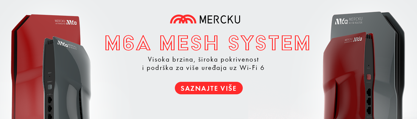 Mercku M6a Mesh System – brzi i pouzdani internet u svakom kutku doma