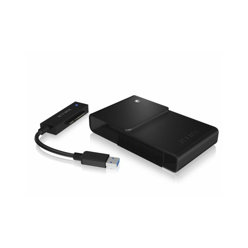 Adapter ICY BOX IB-AC6031-U3, za 2.5" HDD/SSD, USB 3.0, s kožnom kutijom