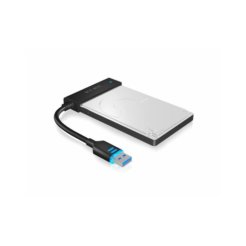 Adapter ICY BOX IB-AC603L-U3, za 1x 2.5" HDD/SSD na USB 3.0