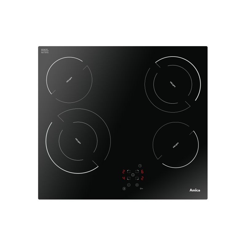 Amica ploča za kuhanje VH6241, staklokeramika, crna (outlet uređaj)