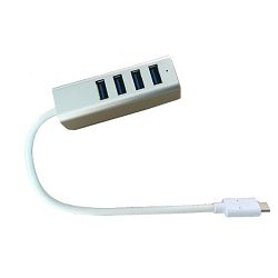 Asonic 4Port Hub USB 3.0,Tip C,aluminijsko kućište