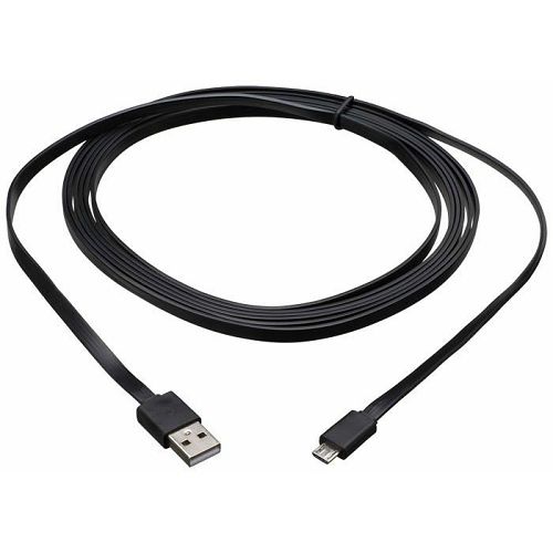 BigBen PS4 Flat USB kabel USB - Micro USB crni 3m