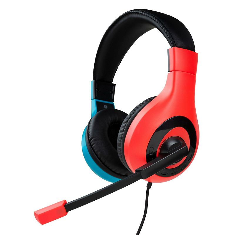 Bigben Stereo gaming slusalice 40mm speakers, 120cm kabel, 3.5mm jack crveno/plave