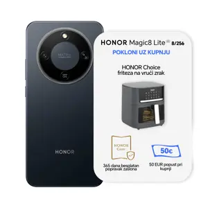 HONOR Magic8 Lite 8GB 256GB Midnight Black + POKLON uz prijavu