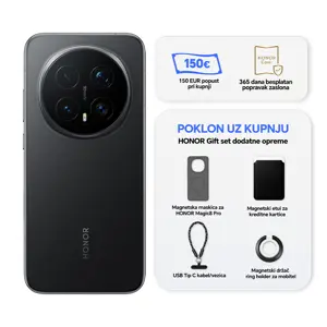 HONOR Magic8 Pro 12GB 512GB Black + POKLON uz prijavu