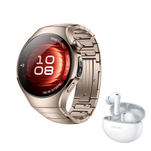 Huawei Watch 5 42mm Gold + HUAWEI FreeBuds 6i