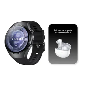 Huawei Watch 5 46mm Black + POKLON