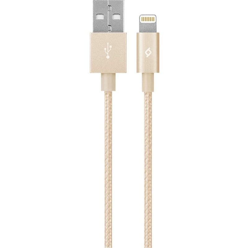 Kabel - Lightning to USB (1,00m) - Gold - MFi - Alumi Cable