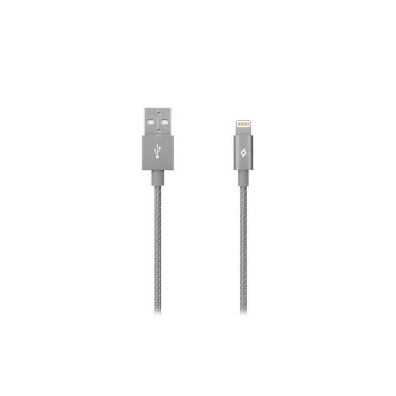 Kabel - Lightning to USB (1,00m) - Grey - MFi - Alumi Cable