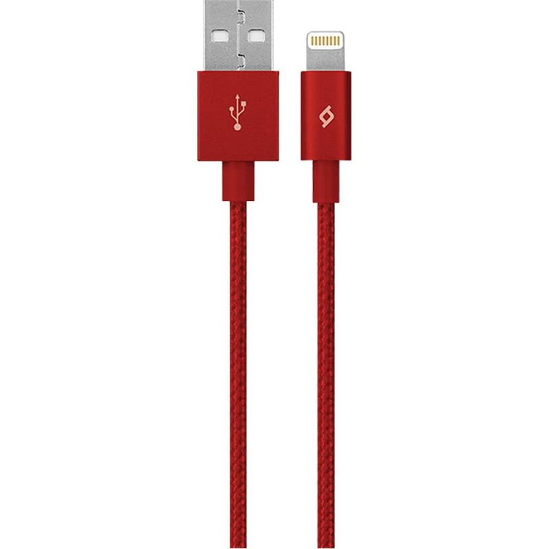 Kabel - Lightning to USB (1,00m) - Red - MFi - Alumi Cable