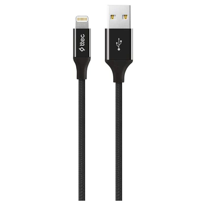 Kabel - Lightning to USB (1,20m) - Black - Alumi Cable