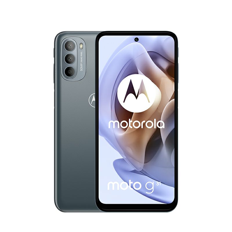 Mobitel Motorola G31, 6.4'', Dual SIM, 4GB, 64GB, siva