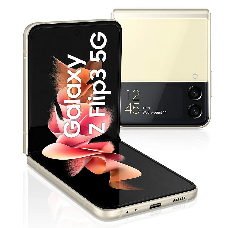 Mobitel Samsung Galaxy Z Flip3 F711B 5G Dual SIM, 6.7'', 8GB, 256GB, bež