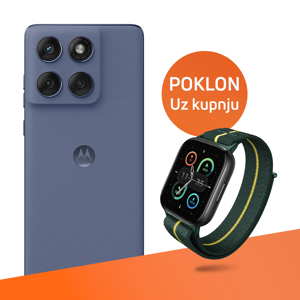 Motorola edge 60 fusion 8 GB 256 GB PANTONE Slipstream (grey) + Motorola watch fit TREKKING GREEN