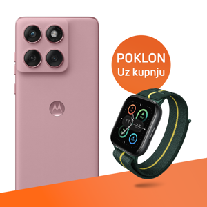 Motorola edge 60 fusion 8 GB 256 GB PANTONE Zephyr (pink) + Motorola watch fit TREKKING GREEN