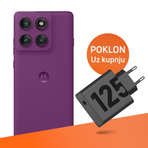 Motorola edge 60 pro 12 GB 512 GB PANTONE Sprakling Grape (purple) + Motorola TurboPower 125W Charger