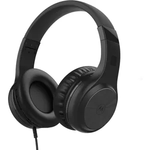 Motorola Headphones Pulse 120 Bass, Black, wired over ear