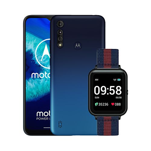 Mobitel Motorola Moto G8 Power Lite, 6.5", 4GB, 64GB, plavi + Lenovo S2 smartwatch