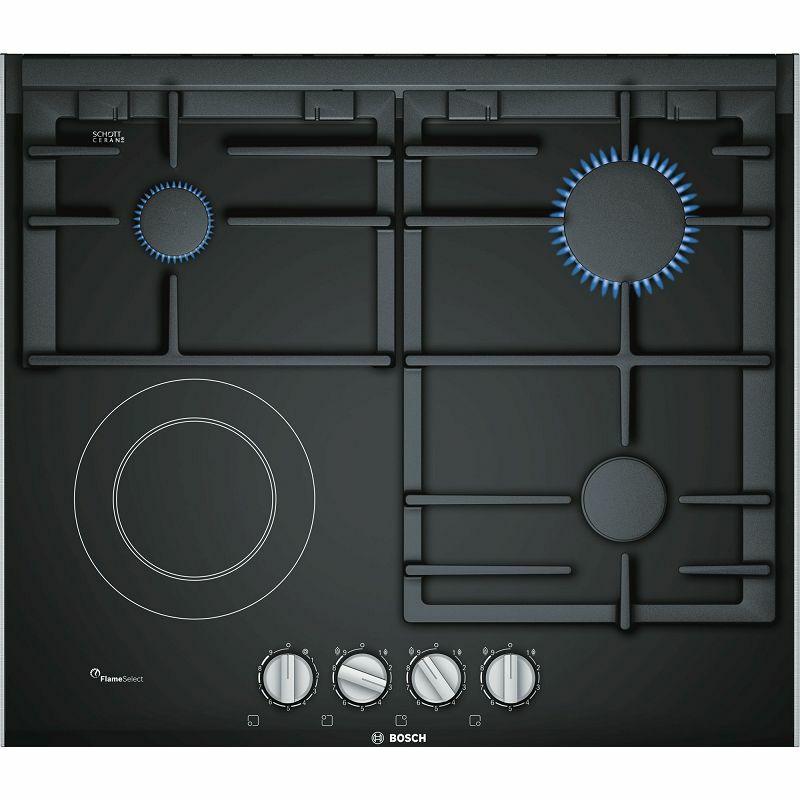 Ploča za kuhanje Bosch PRA3A6B70, kombinirana, plinska