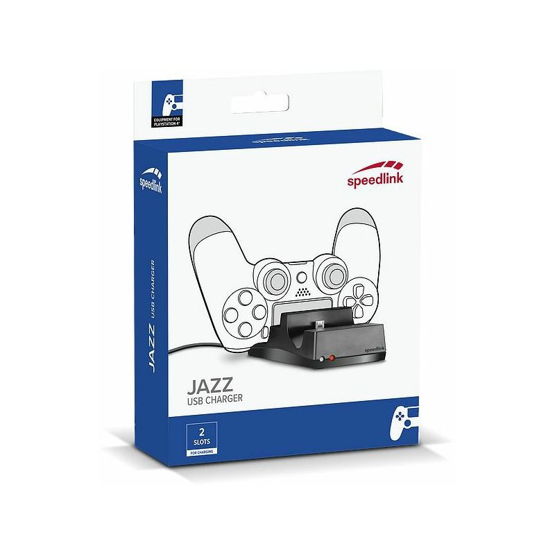 PS4 punjač SPEEDLINK Jazz, za 2 kontrolera