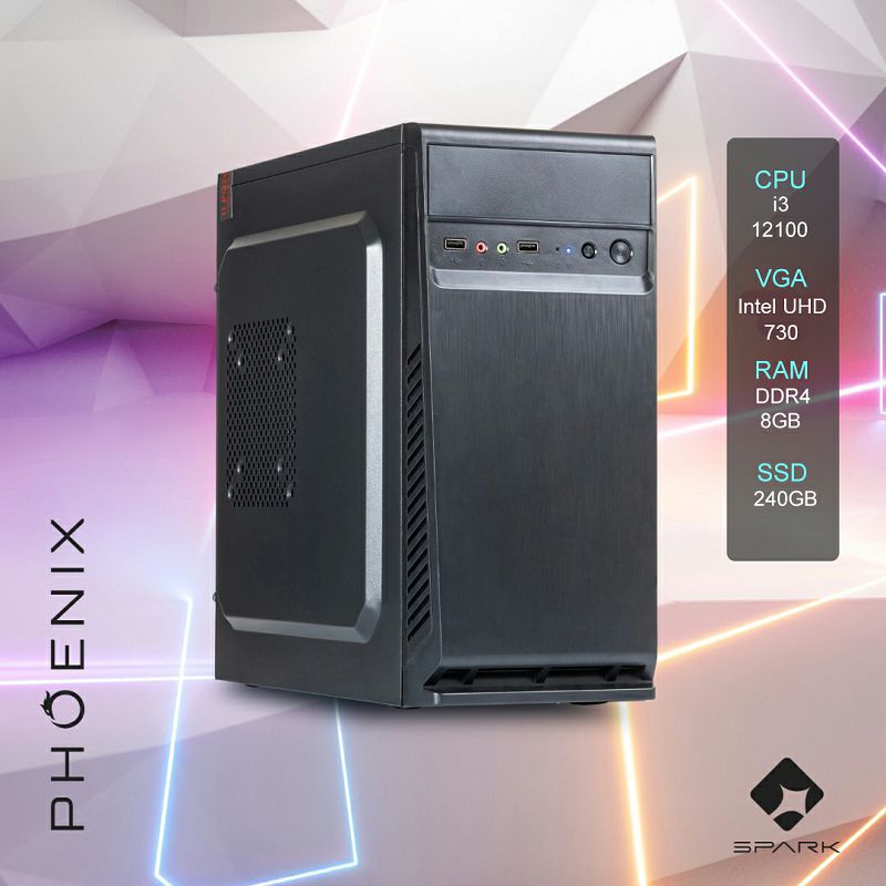 Računalo Phoenix SPARK Z-146 Intel i3-12100/8GB DDR4/SSD 240GB