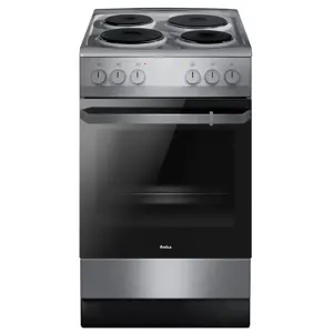 Samostojeći električni štednjak Amica 58EE2.30EPFC inox sivi