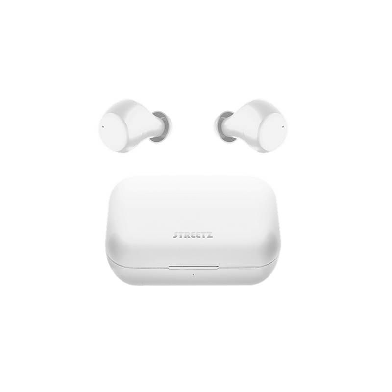 Slušalice STREETZ TWS-1111, mikrofon, Bluetooth 5.0, TWS, bijele
