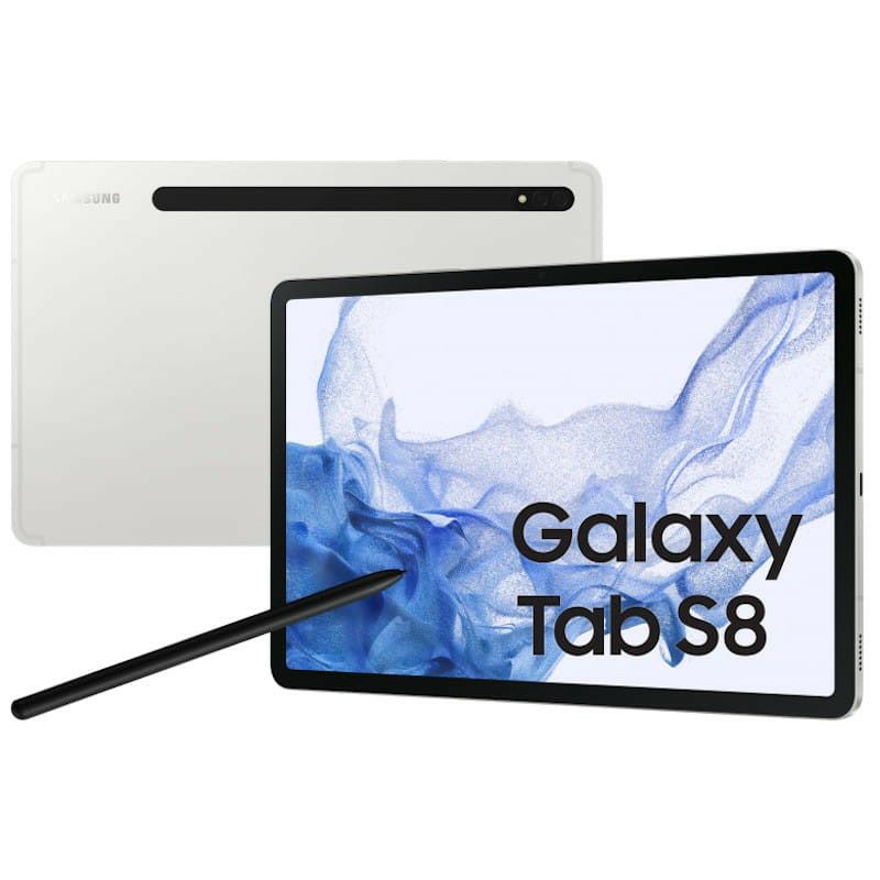 Tablet Samsung Galaxy Tab S8 5G, 11.0'', 128GB, Silver