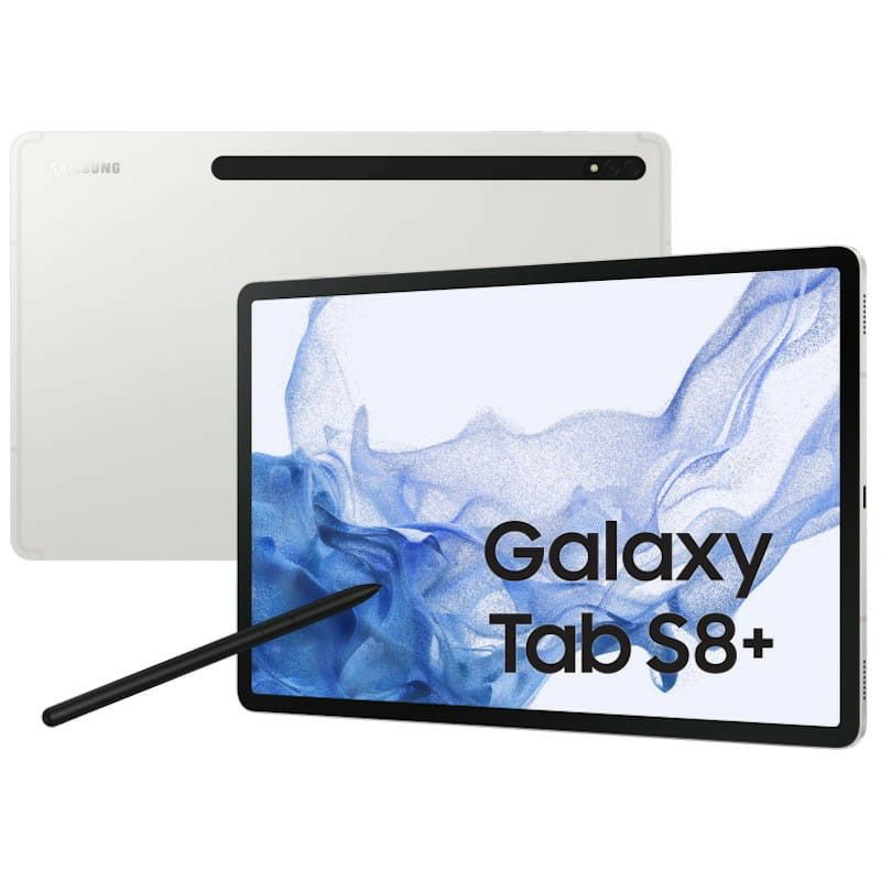 Tablet Samsung Galaxy Tab S8+ WiFi, 12.4'', 128GB, Silver
