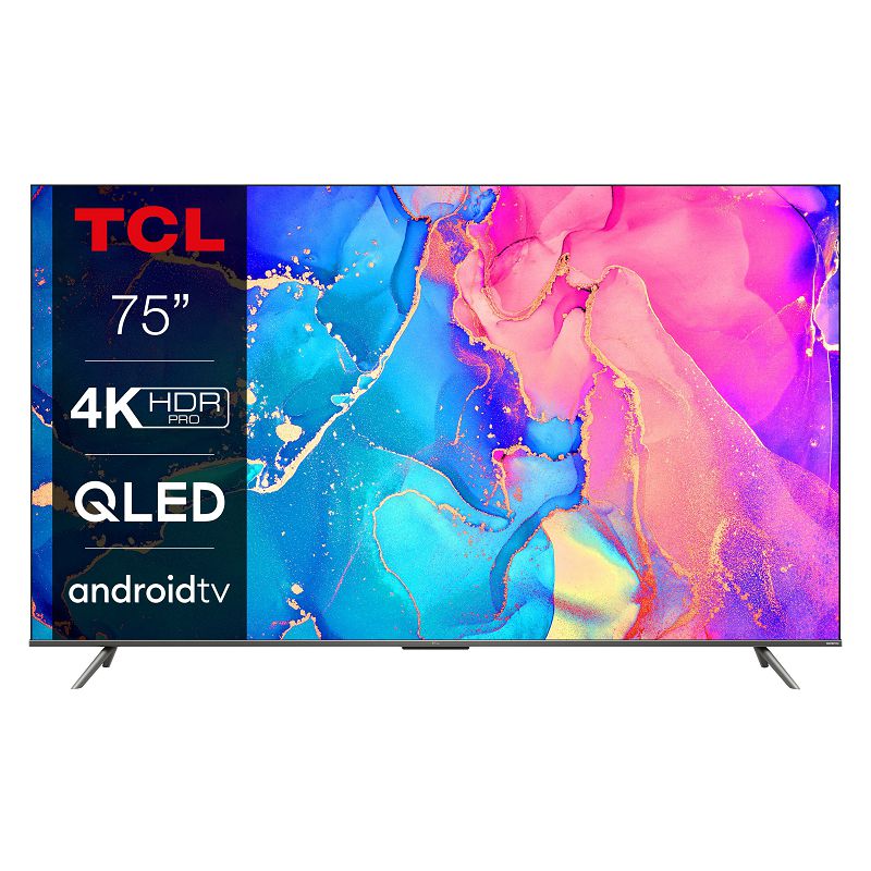 Televizor TCL QLED TV 75" 75C635, Google TV