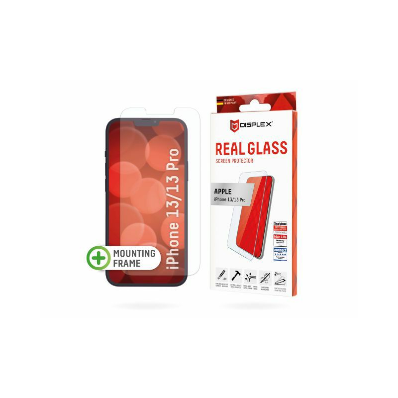 Zaštitno staklo DISPLEX Real Glass 2D za Apple iPhone 13/13 Pro (01482)