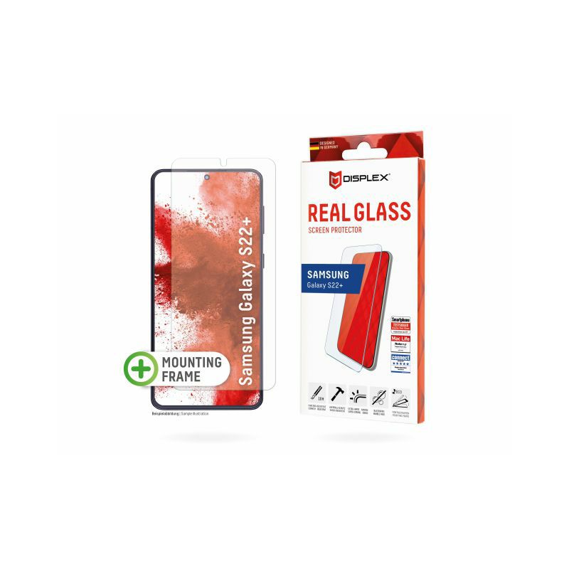 Zaštitno staklo DISPLEX Real Glass 2D za Samsung Galaxy S22+ (01574)