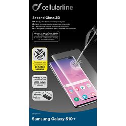 Zaštitno staklo za Samsung Galaxy S10+ Cellularline