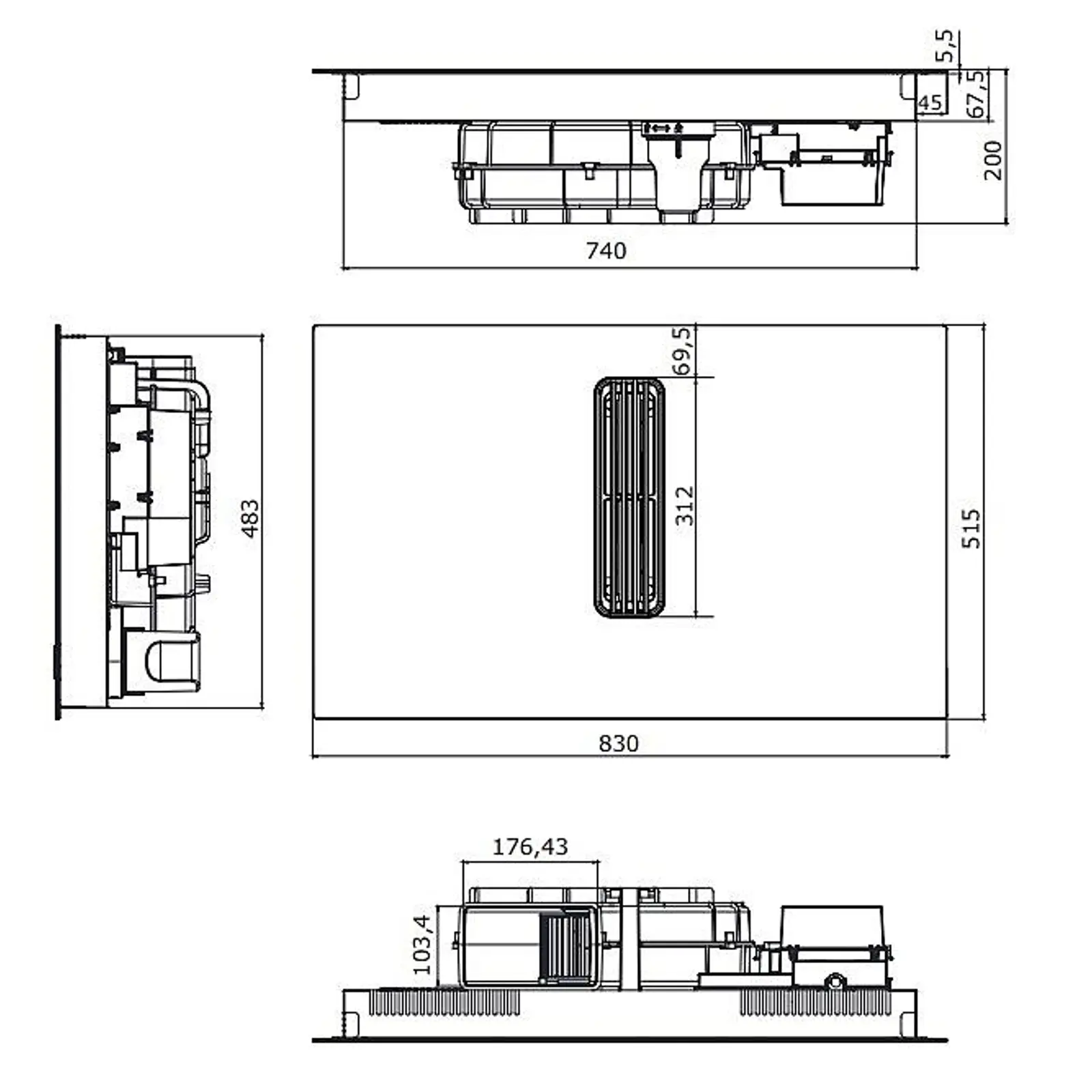 Amica indukcijska ploča s integriranom napom DSI 841 SBB (1195624) - slika 5