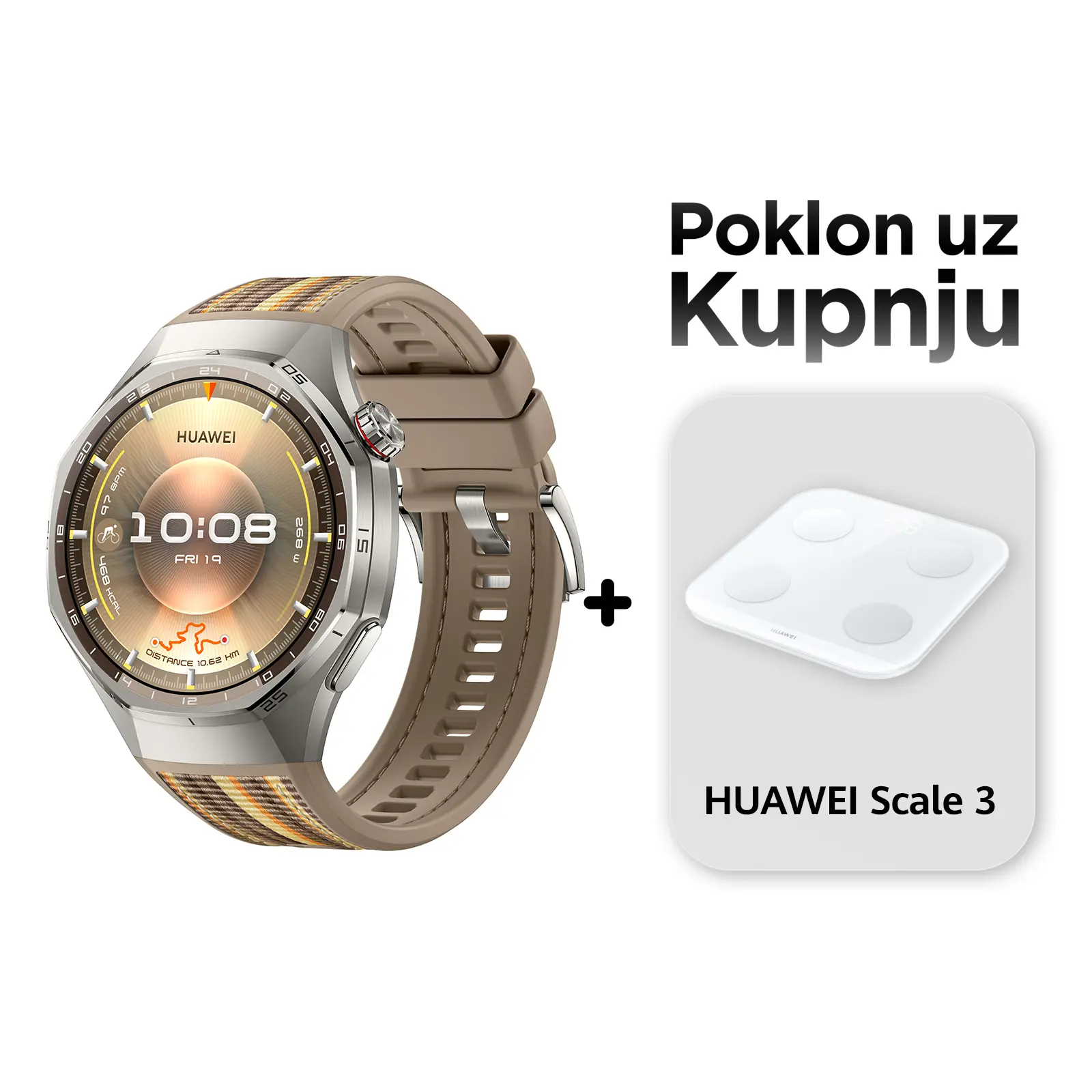 Huawei Watch GT6 Pro 46mm Brown (Atum-B29W) + POKLON - slika 1