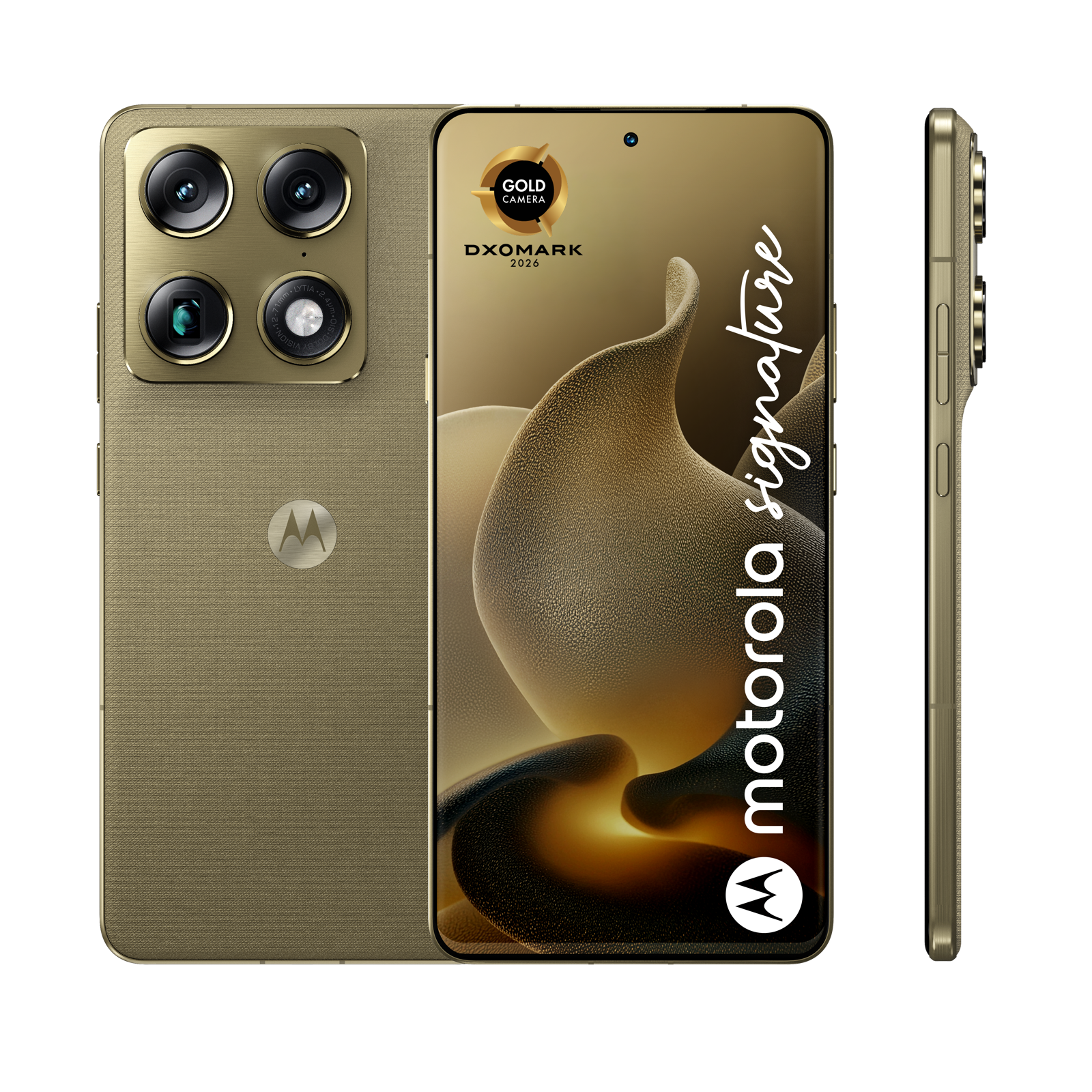 Motorola signature 16 GB 512 GB PANTONE Martini olive (Gold) - slika 1