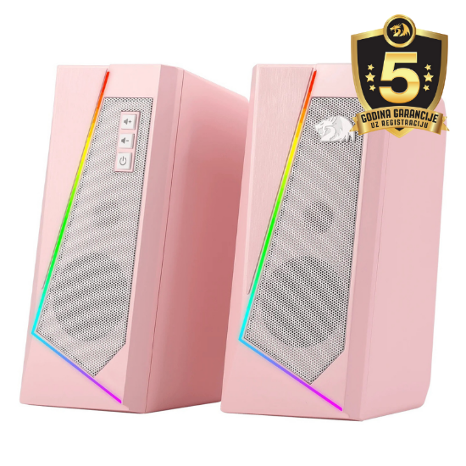 Redragon ANVIL GS520 RGB 2.0 rozi zvučnik - slika 1