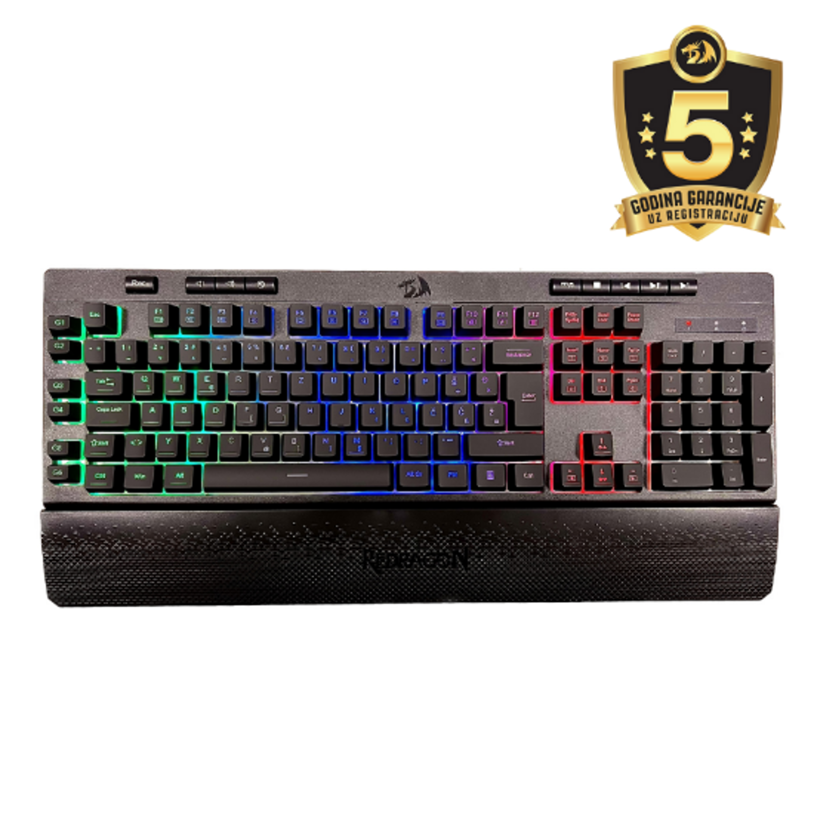Redragon SHIVA K512 RGB SLO/CRO tipkovnica - slika 1