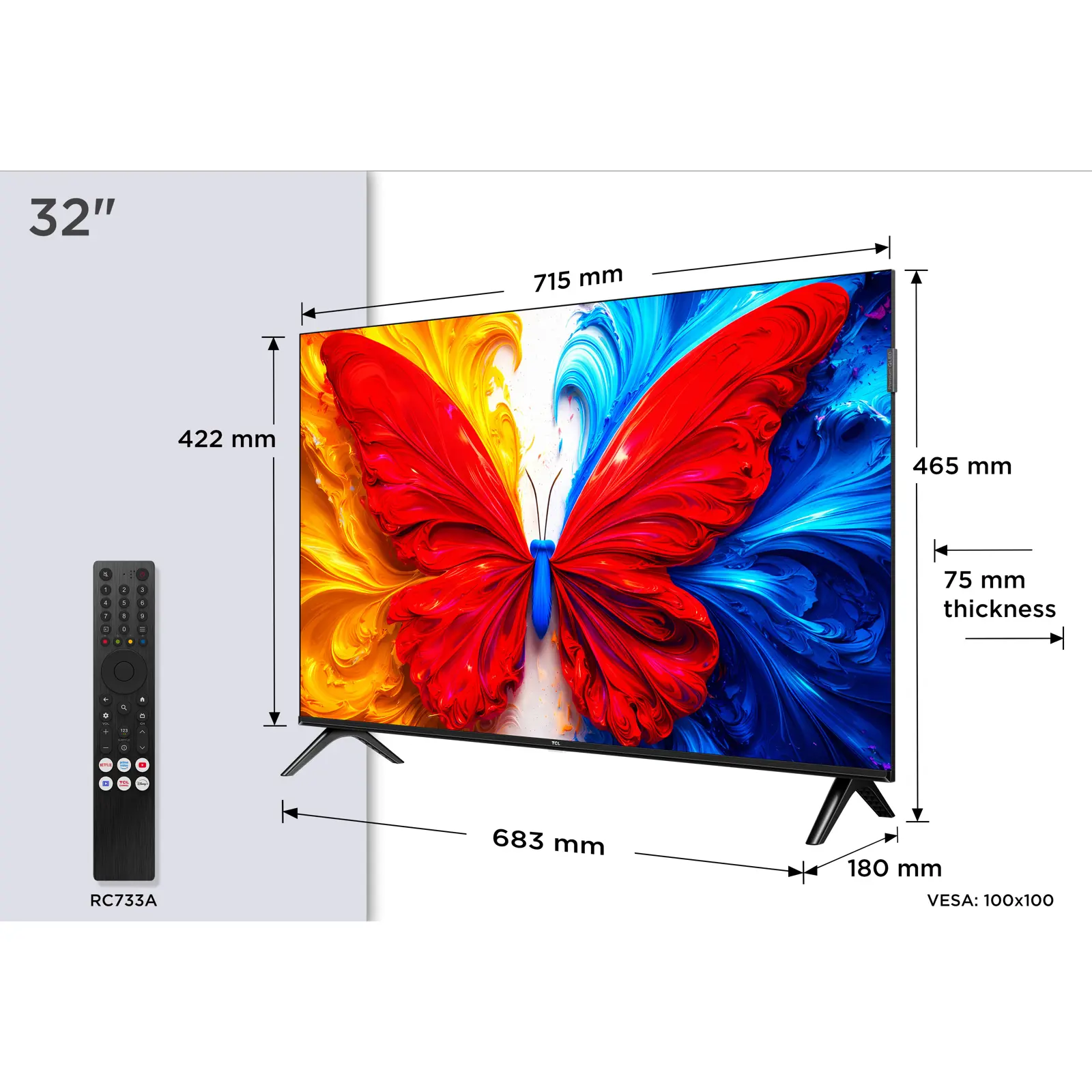 TCL QLED TV 32" 32S5L FHD Android TV - slika 5