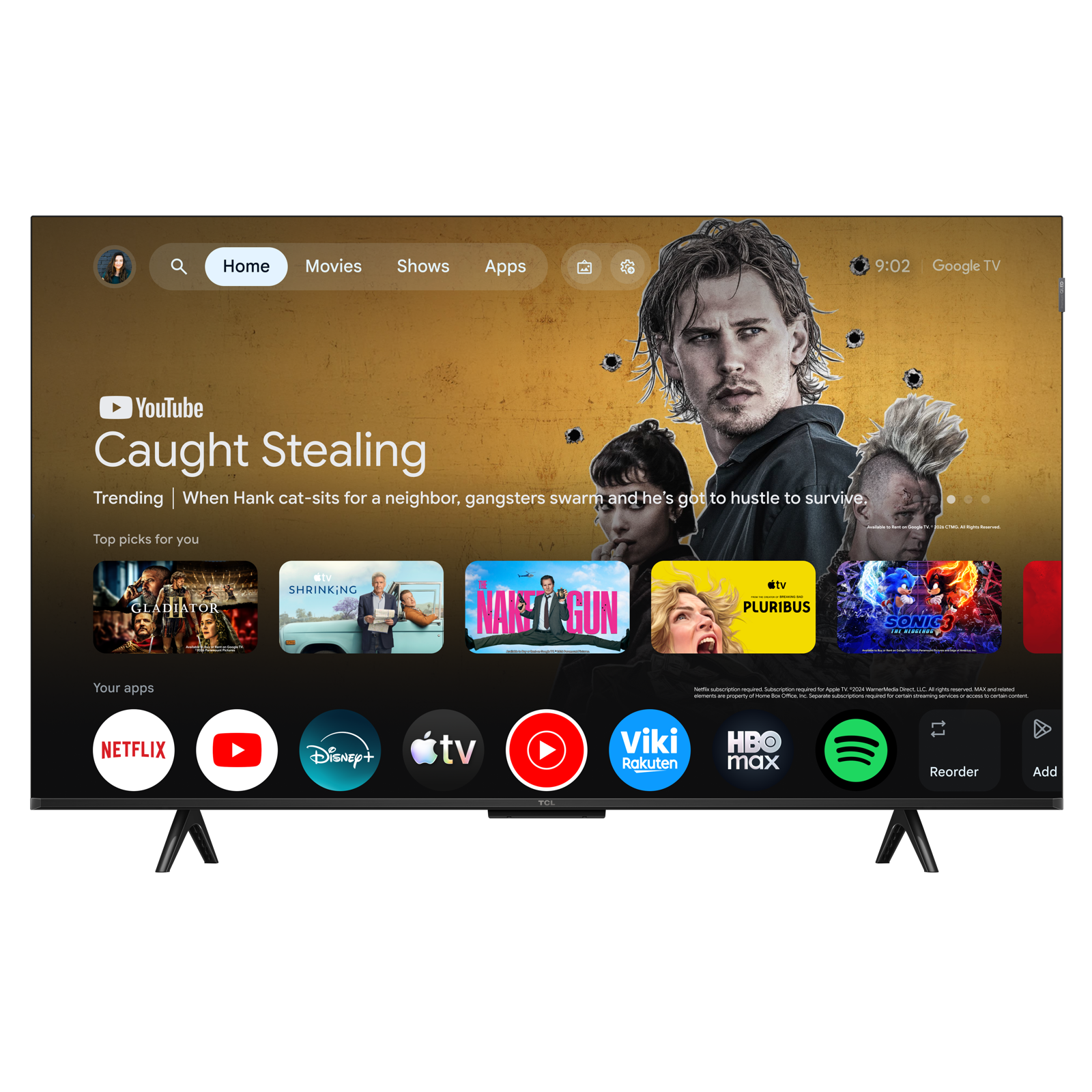 TCL QLED TV 43" 43P7L Google TV - slika 8