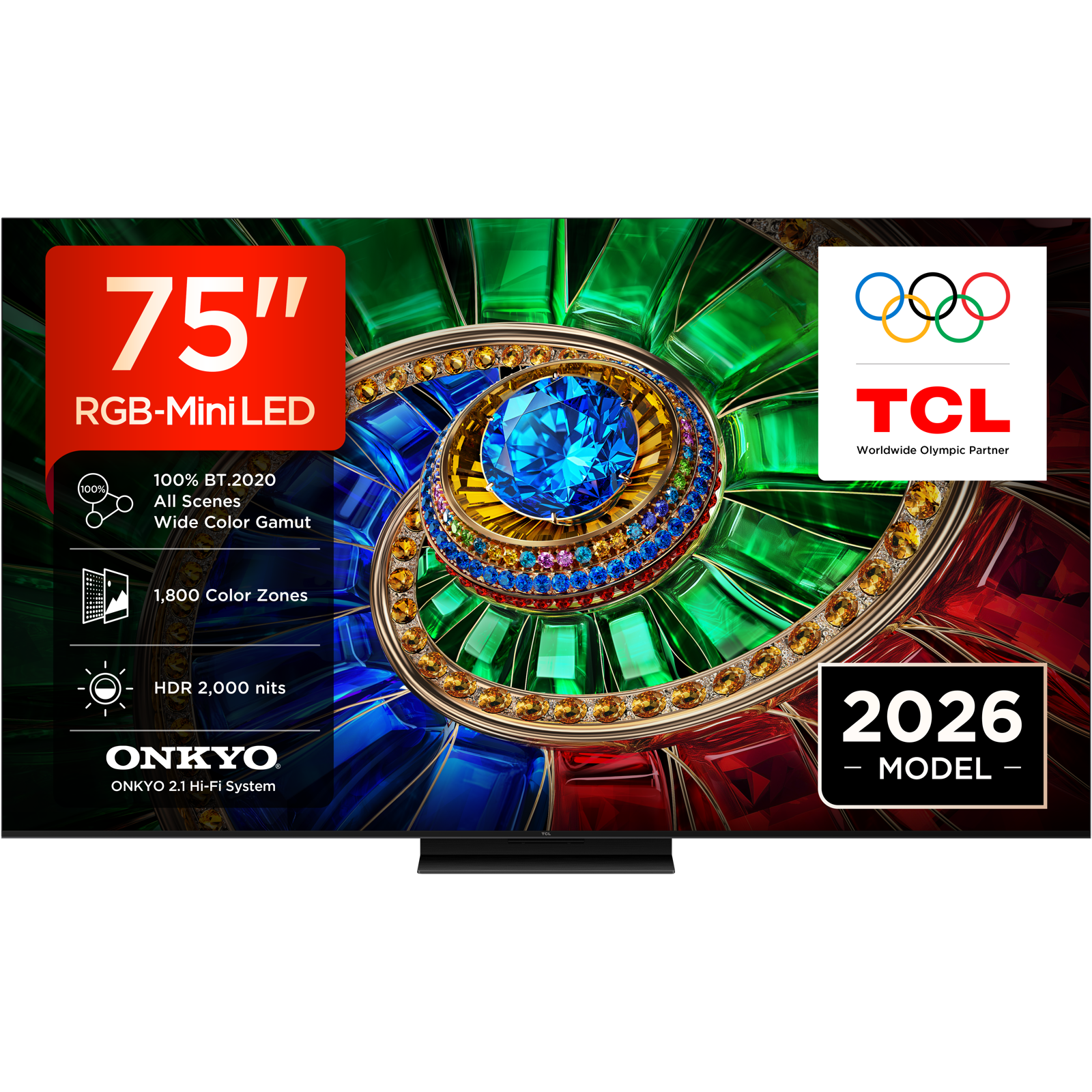 TCL RGB Mini-LED TV 75" 75RM7L Google TV - slika 1