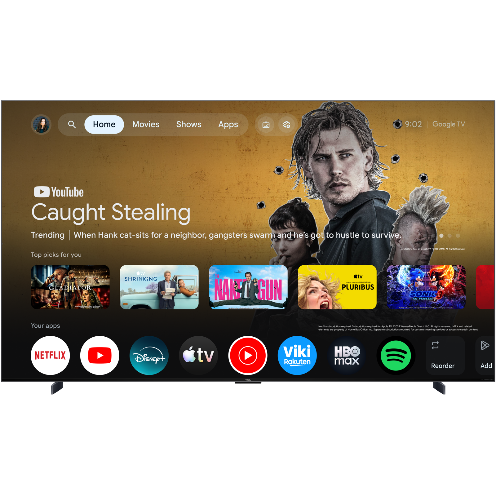 TCL SQD Mini-LED TV 98" 98C7L Google TV - slika 3