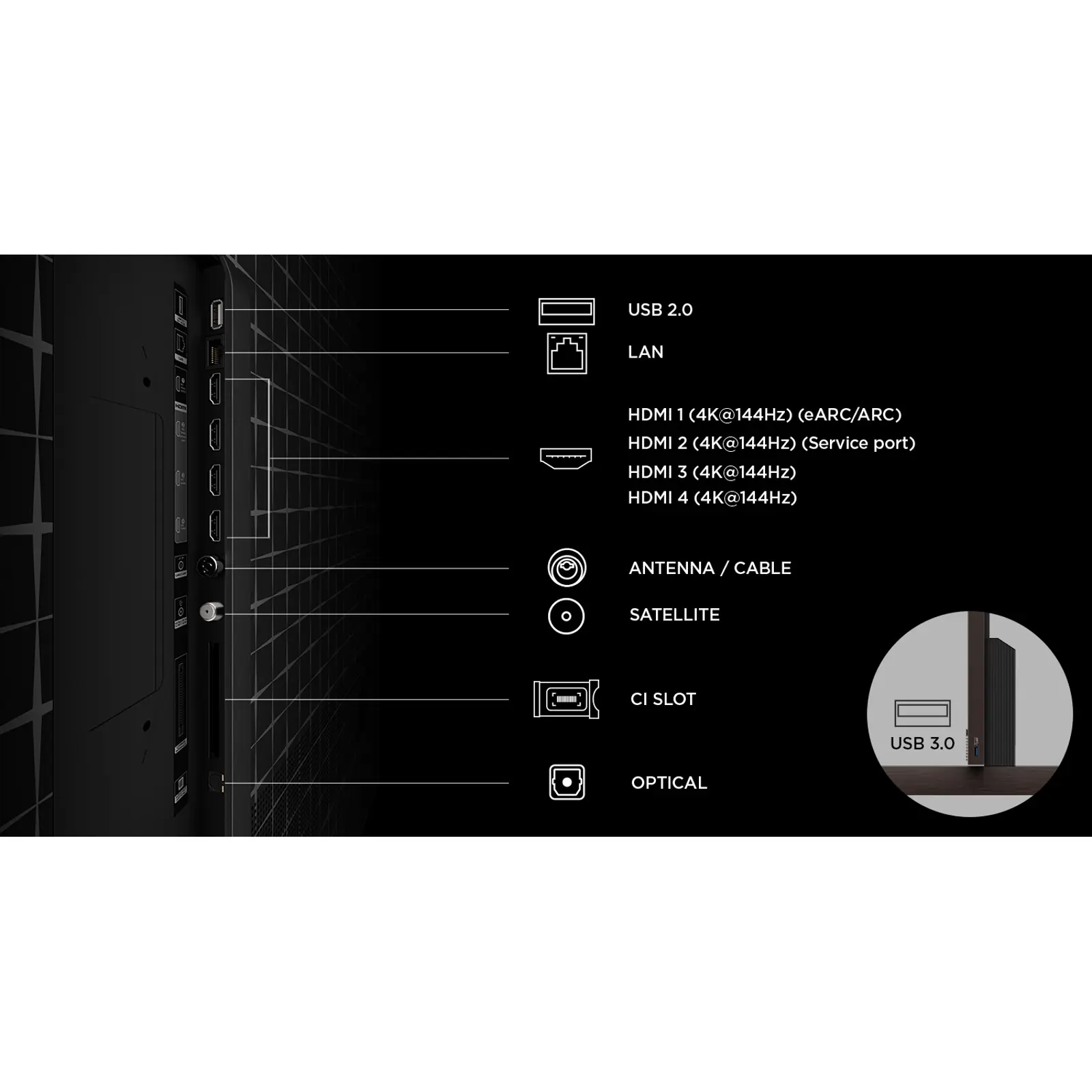 TCL SQD Mini-LED TV 98" 98X11L Google TV - slika 6