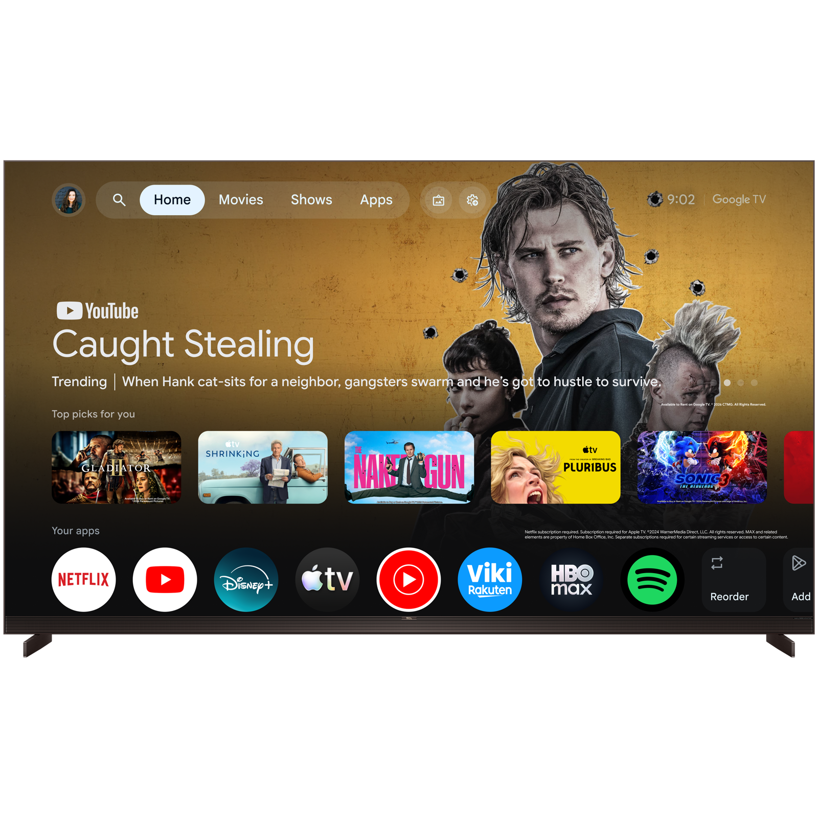 TCL SQD Mini-LED TV 98" 98X11L Google TV - slika 4